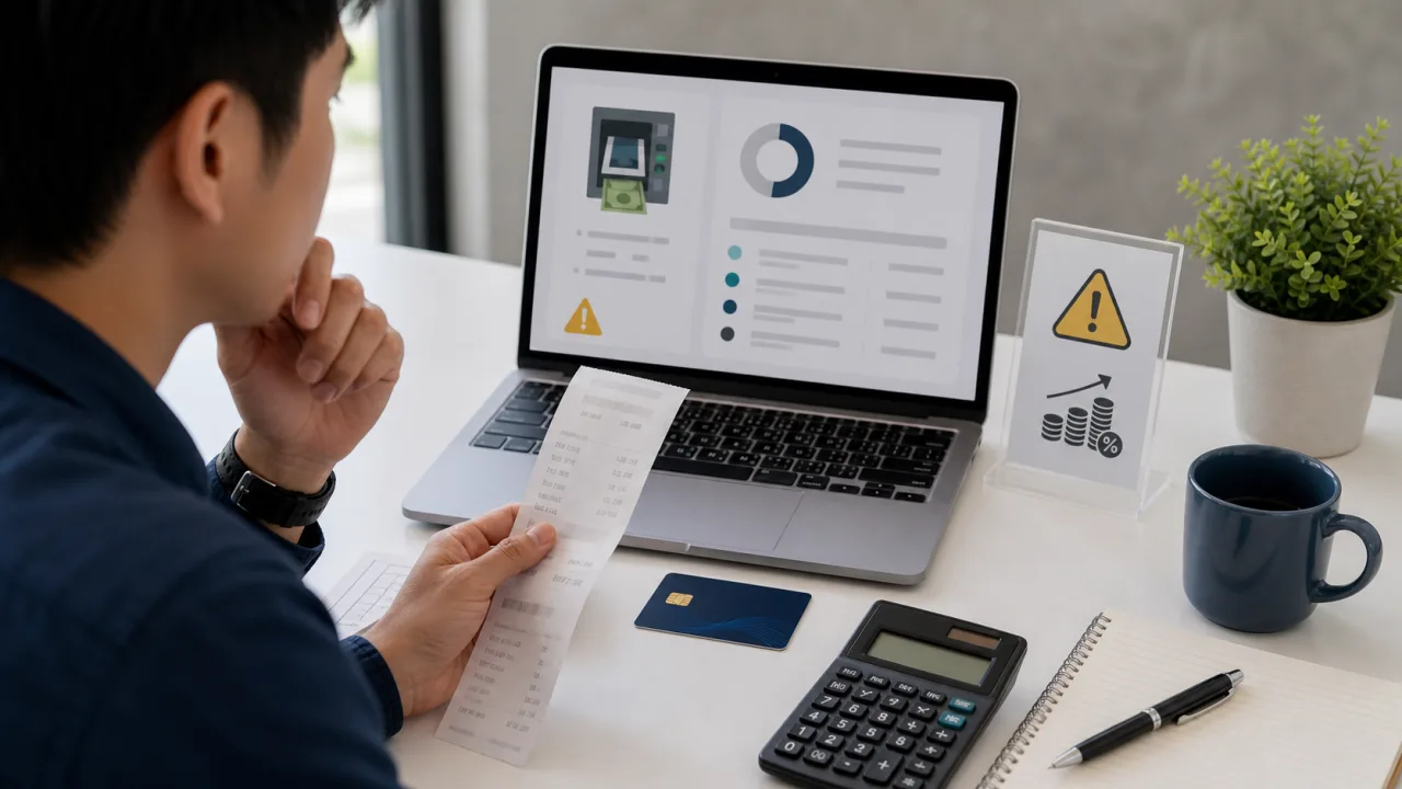 Minh họa rút tiền mặt và trả góp