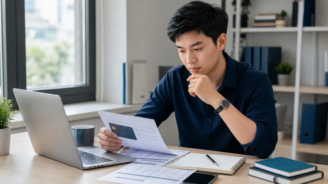 Minh họa người mới đi làm nên mở thẻ tín dụng khi nào?